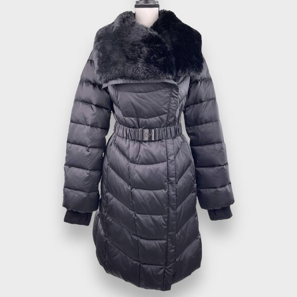 NWOT DIANE von FURSTENBERG Jacket Duck Down Belted Puffer